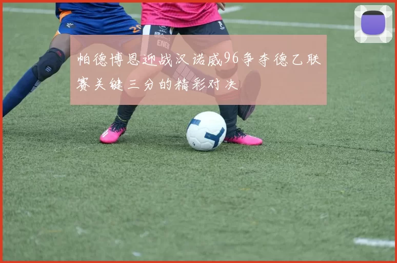 帕德博恩迎战汉诺威96争夺德乙联赛关键三分的精彩对决